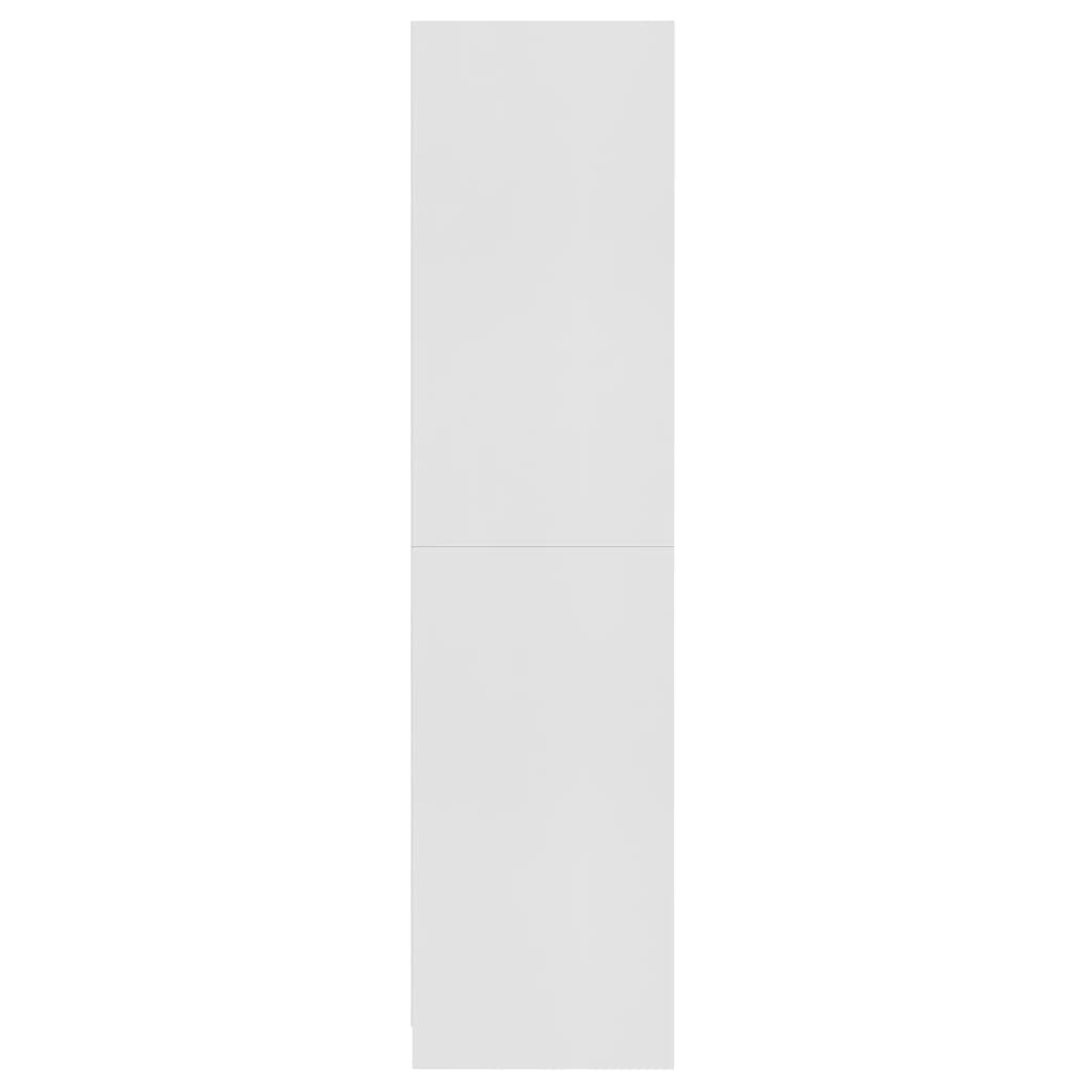 Roupeiro 100x50x200 cm derivados de madeira branco