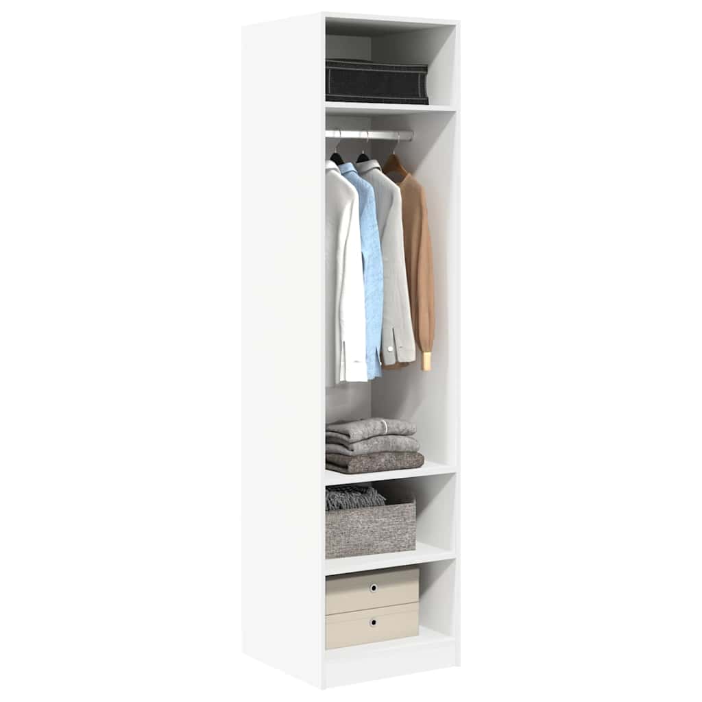 Roupeiro 50x50x200 cm contraplacado branco