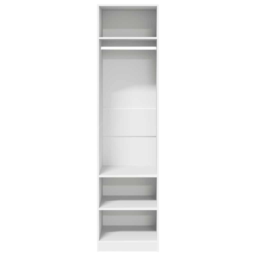Roupeiro 50x50x200 cm contraplacado branco