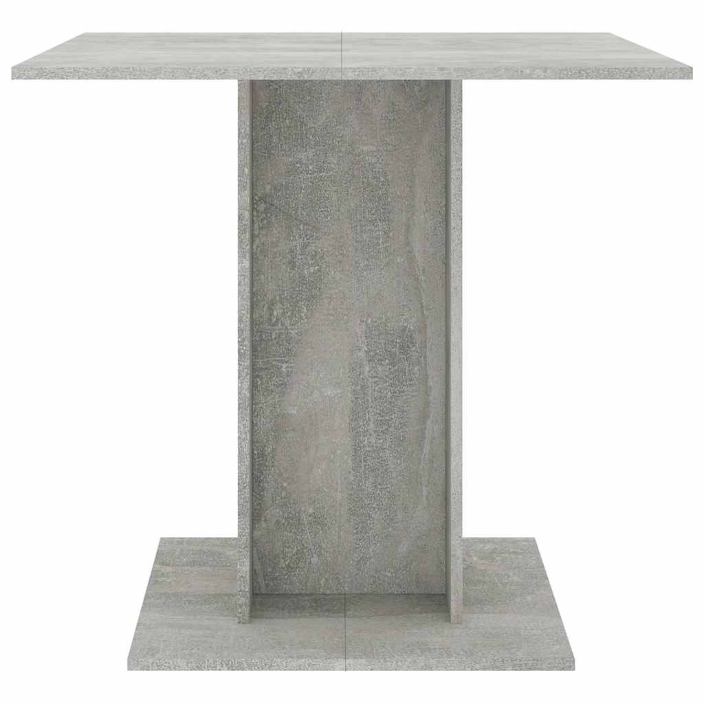 Mesa de jantar derivados de madeira cinzento cimento