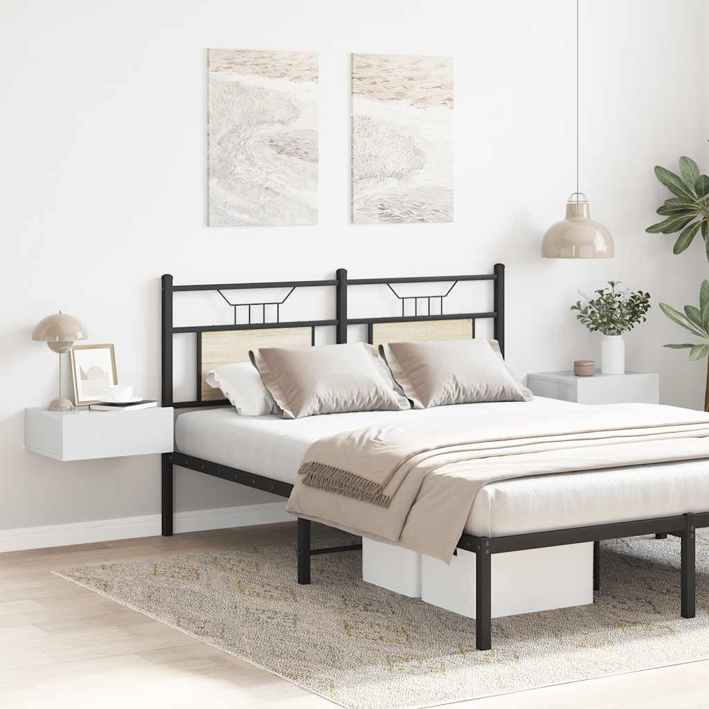 Mesas de cabeceira suspensas 2 pcs 40x30x15 cm branco brilhante