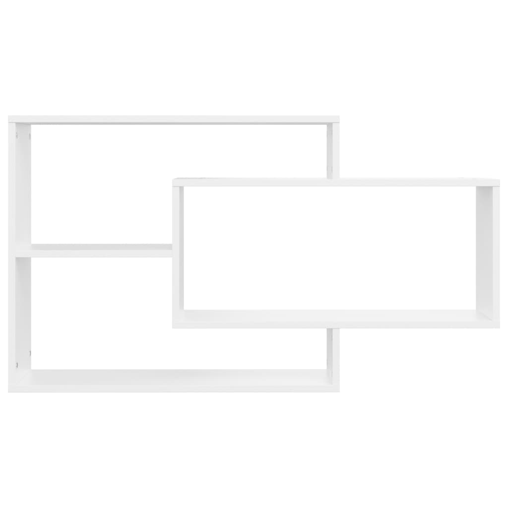 Prateleiras de parede 104x20x58,5cm derivados de madeira branco