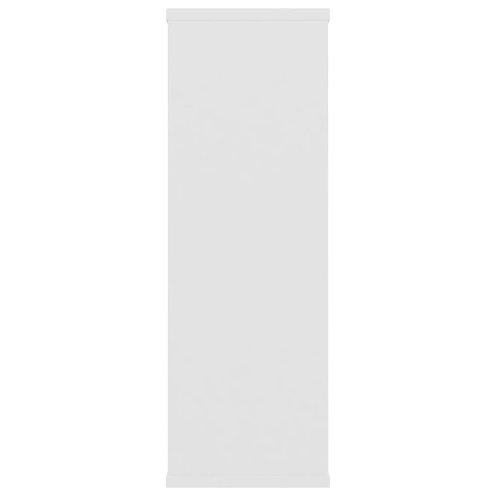 Prateleiras de parede 104x20x58,5cm derivados de madeira branco