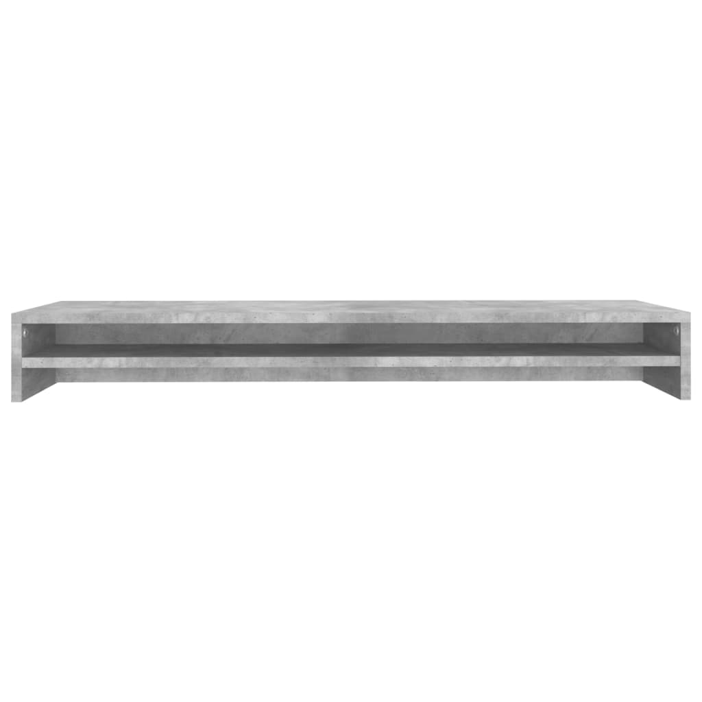 Suporte para monitor derivados de madeira cinzento cimento