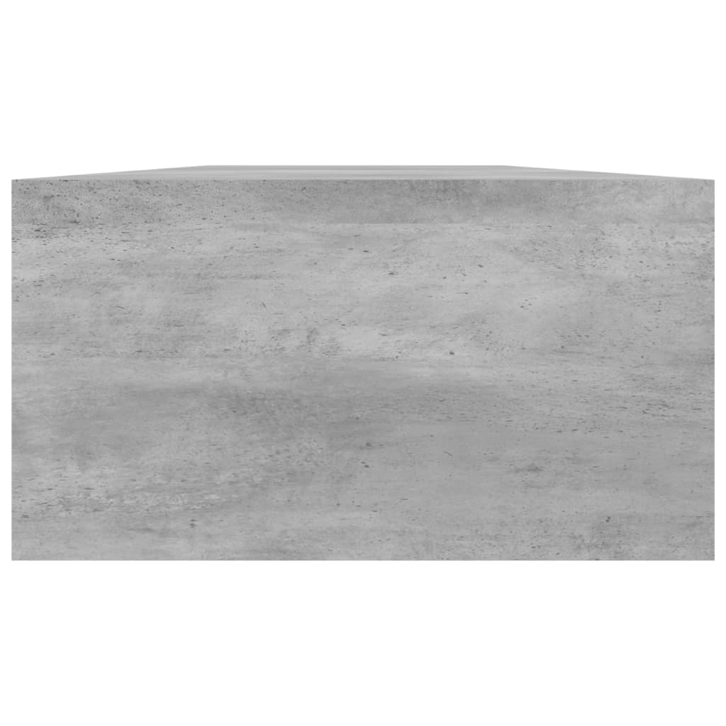 Suporte para monitor derivados de madeira cinzento cimento