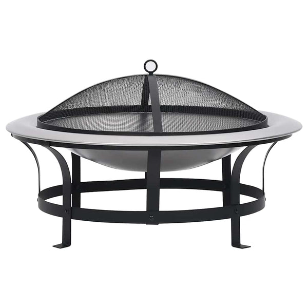 Braseira de exterior com grelha aço inoxidável 76 cm