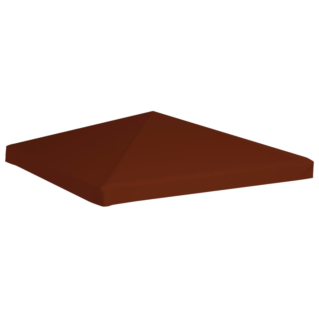 Cobertura de gazebo 310 g/m² 3x3 m terracota