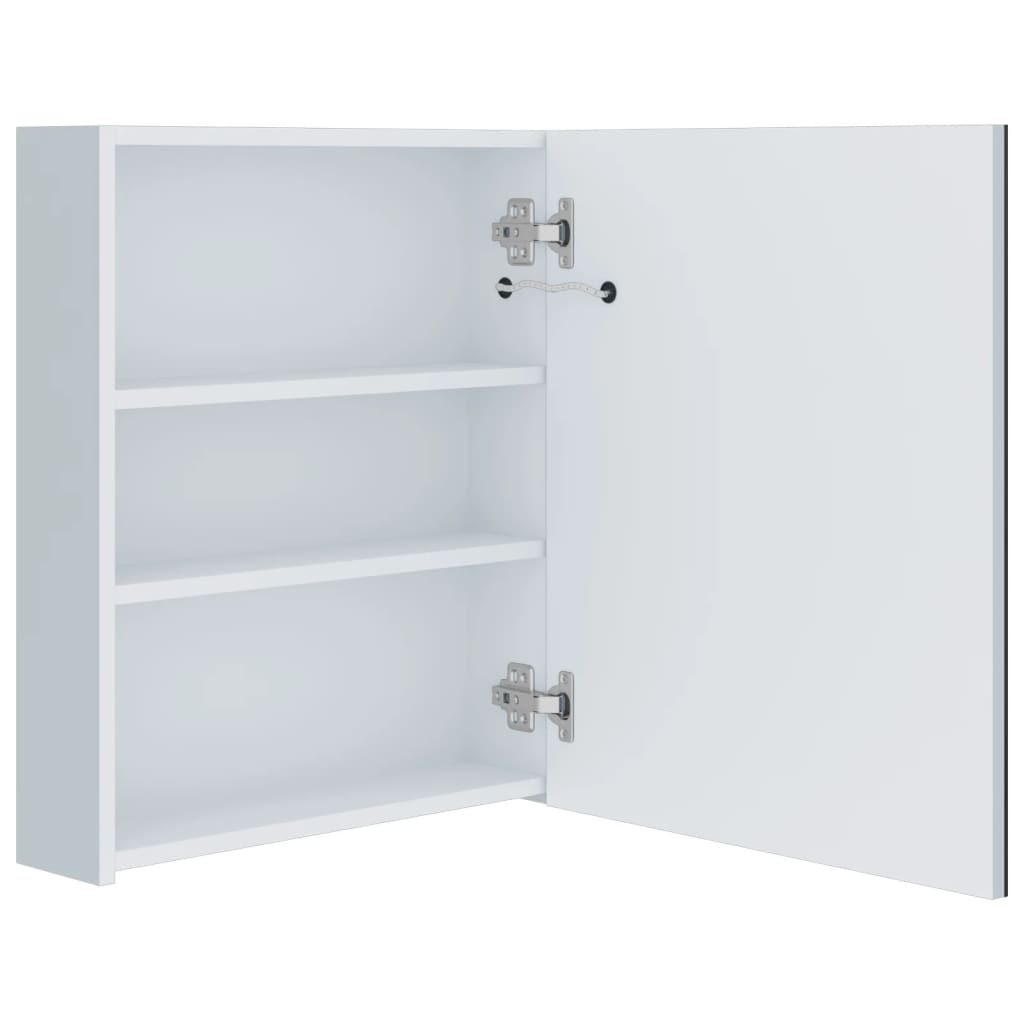 Armário espelhado para casa de banho com LED 50x13,5x60 cm