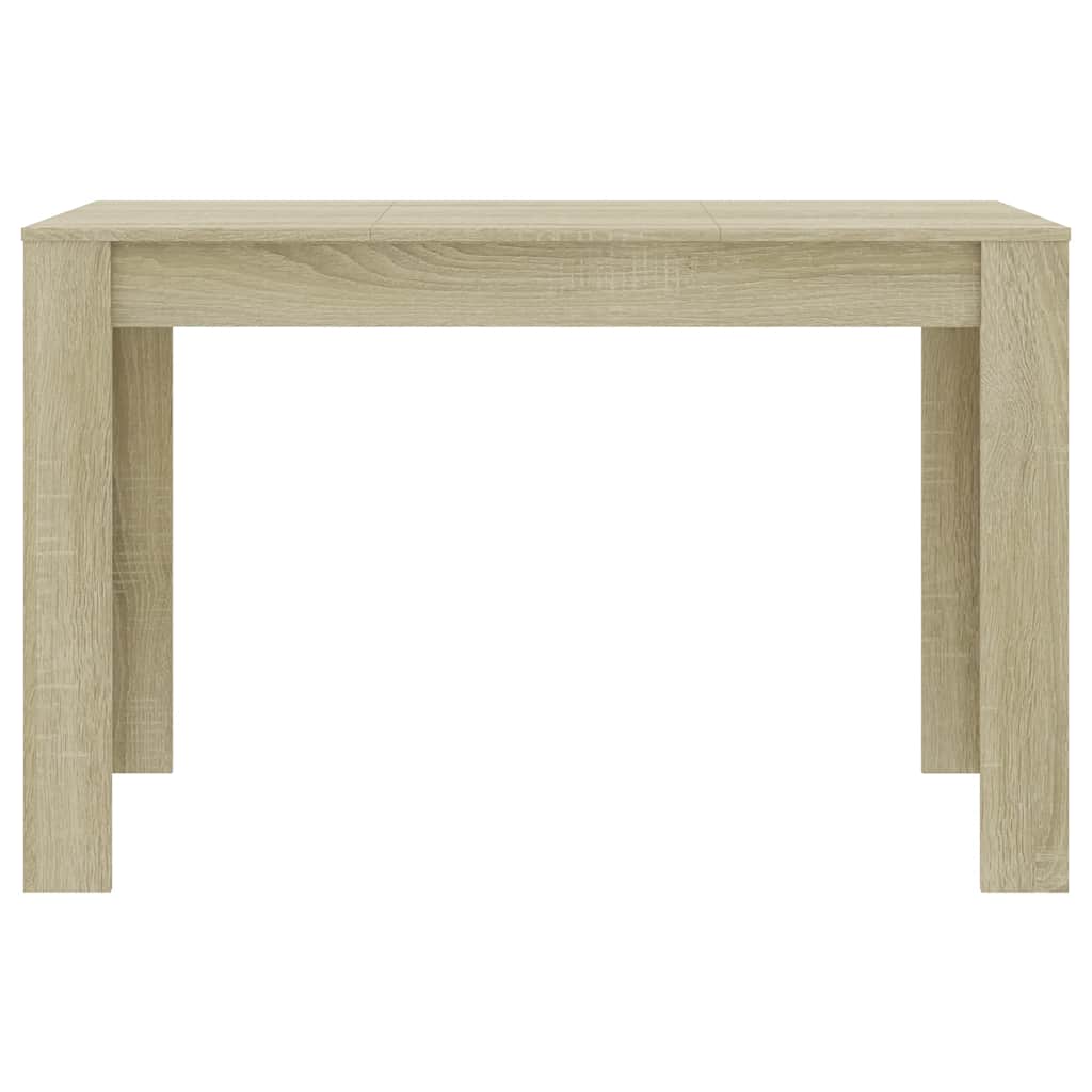 Mesa de jantar 120x60x76cm derivados de madeira carvalho sonoma