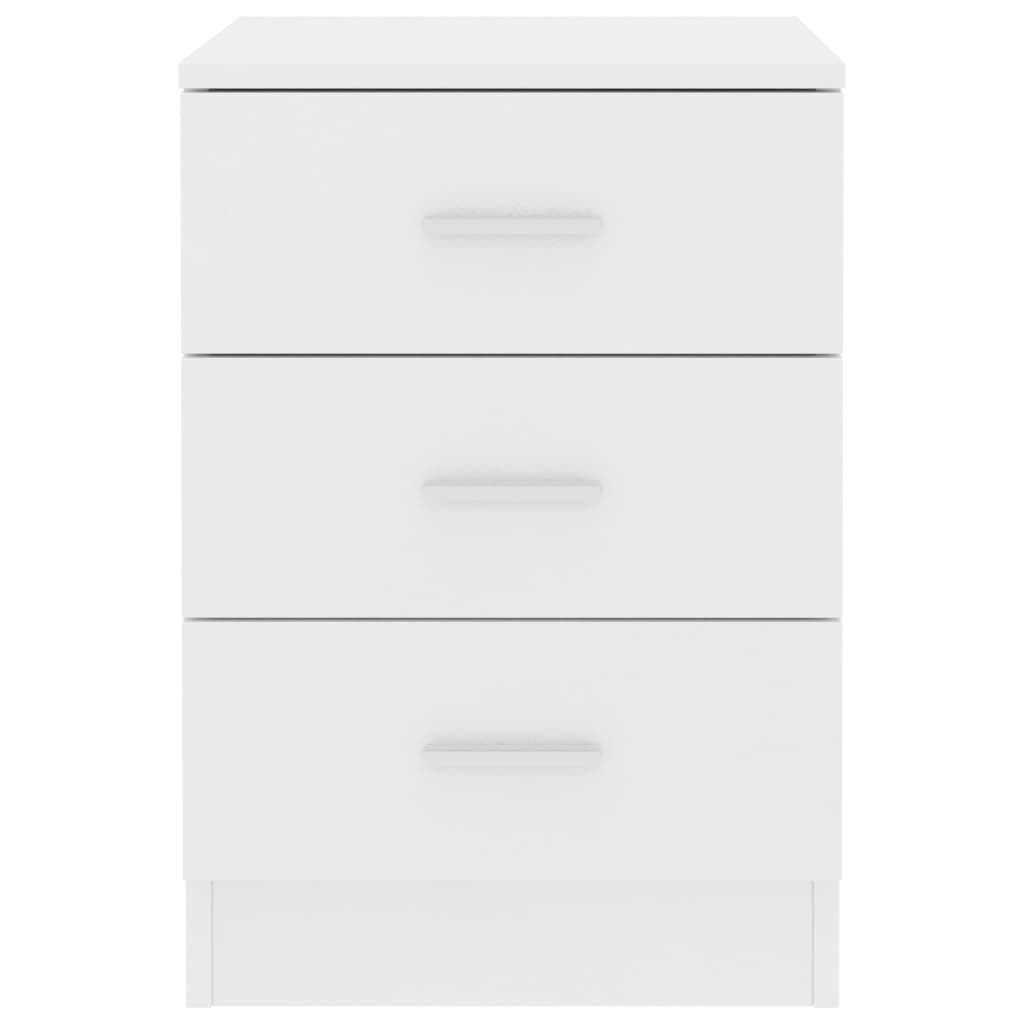 Mesa de cabeceira 38x35x56 cm derivados de madeira branco