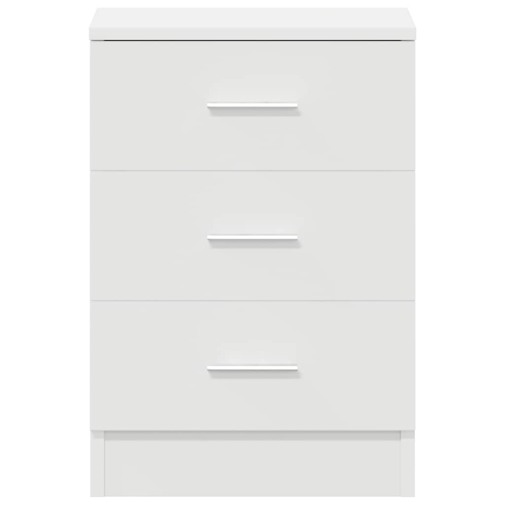 Mesa de cabeceira 38x35x56 cm derivados de madeira branco