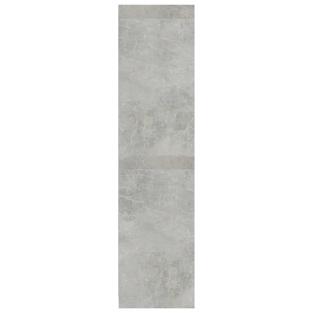 Roupeiro c/ gavetas derivados de madeira cinzento cimento