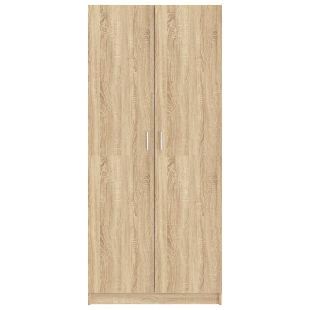 Roupeiro 80x52x180 cm derivados de madeira carvalho sonoma