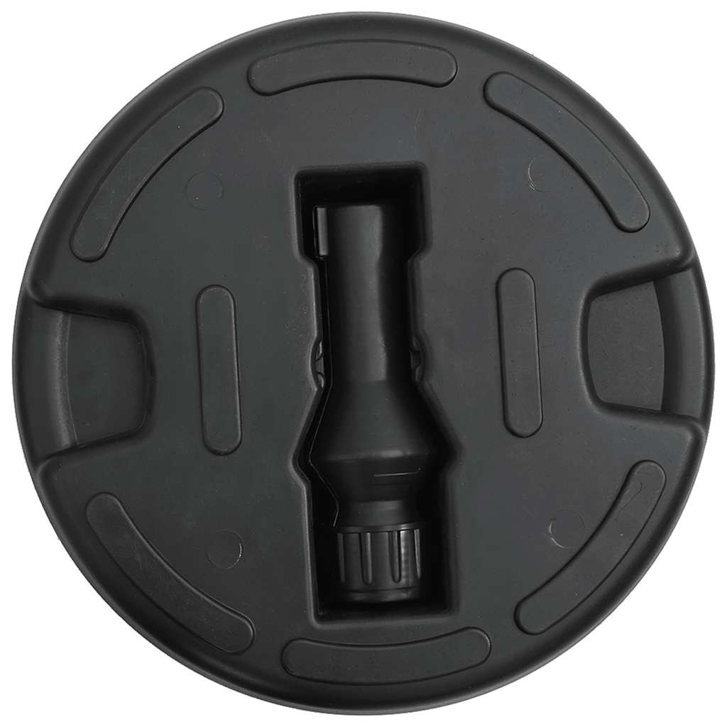 Base para guarda-sol com areia/água 15 L preto