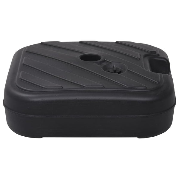 Base para guarda-sol com areia/água 24 L preto