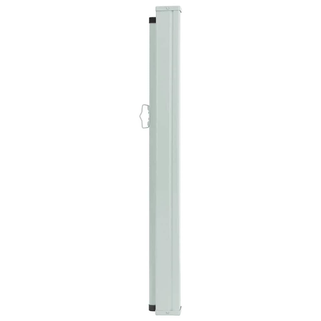 Toldo lateral retrátil para pátio 100x300 cm preto