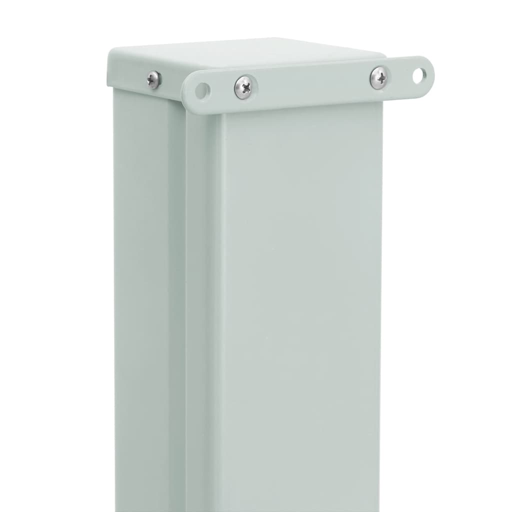 Toldo lateral retrátil para pátio 100x300 cm preto
