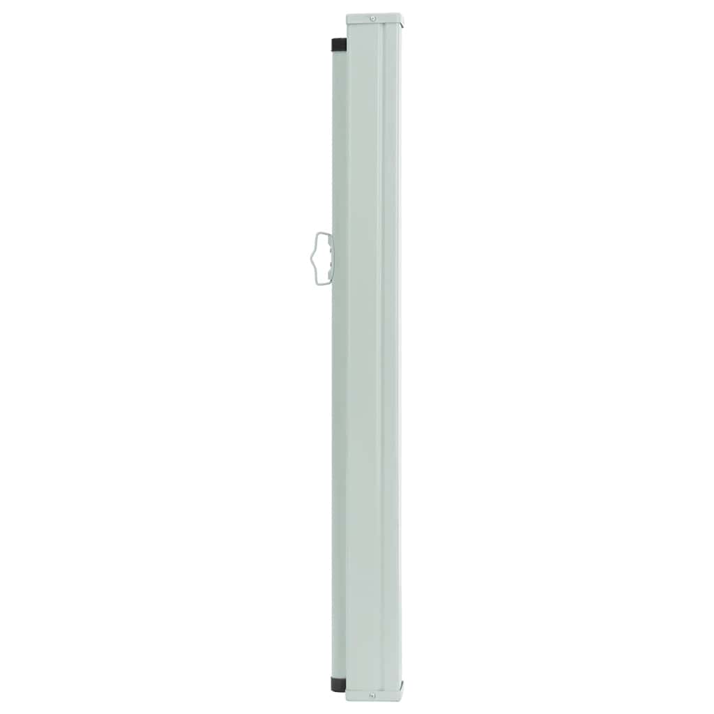 Toldo lateral retrátil para pátio 100x300 cm creme