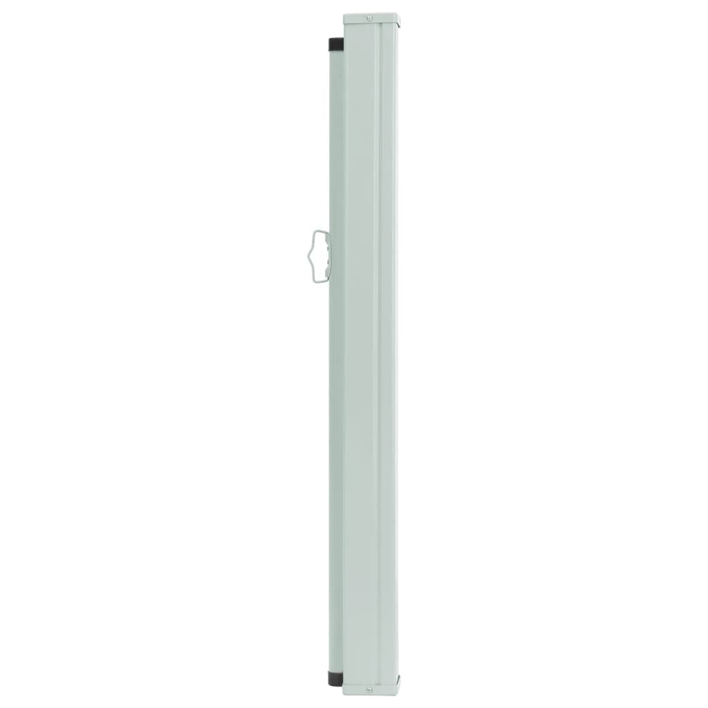 Toldo lateral retrátil para pátio 100x300 cm vermelho
