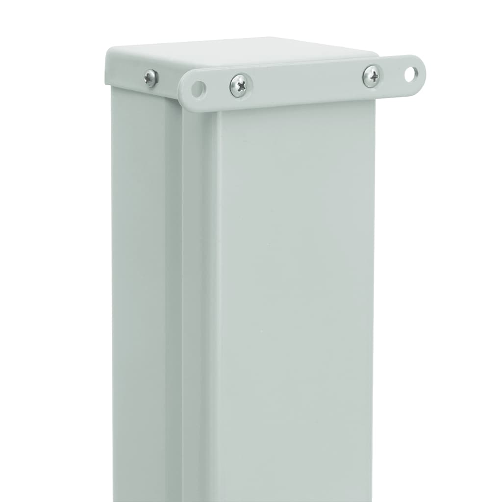 Toldo lateral retrátil para pátio 100x300 cm cinzento