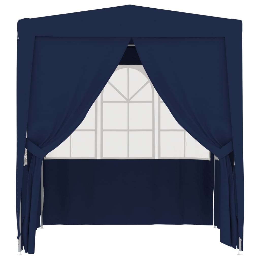 Tenda festas com paredes laterais 2x2 m 90 g/m² azul