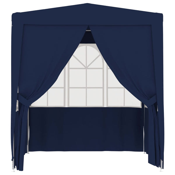 Tenda festas com paredes laterais 2x2 m 90 g/m² azul