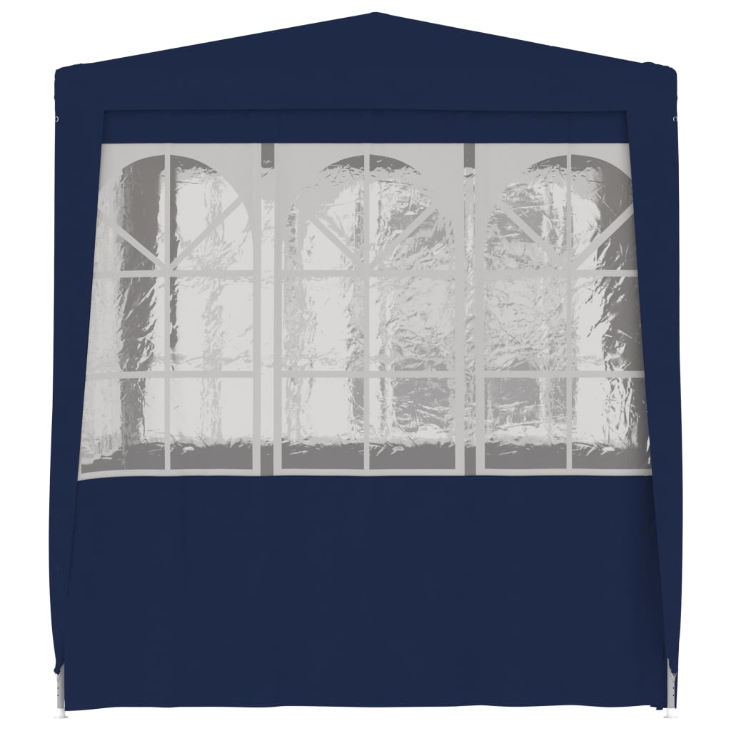 Tenda festas com paredes laterais 2x2 m 90 g/m² azul