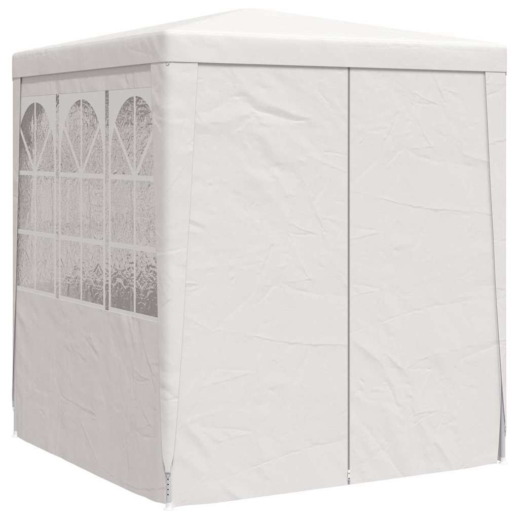 Tenda festas com paredes laterais 2,5x2,5m 90g/m² branco