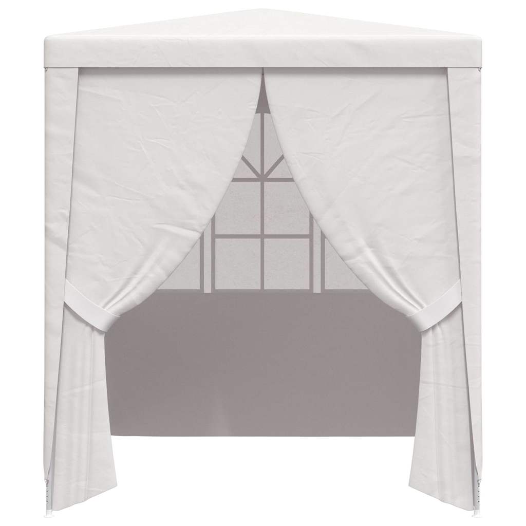 Tenda festas com paredes laterais 2,5x2,5m 90g/m² branco