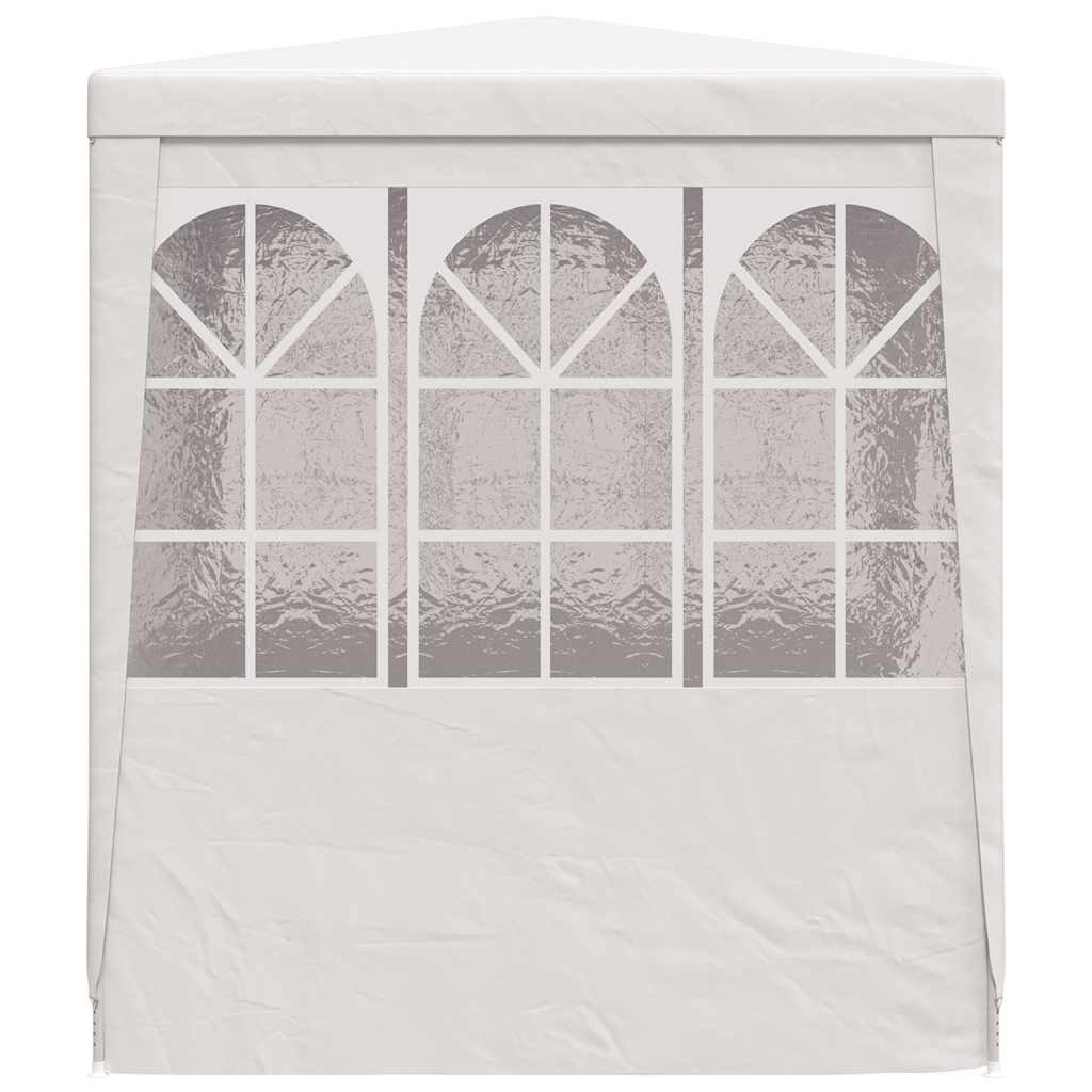 Tenda festas com paredes laterais 2,5x2,5m 90g/m² branco