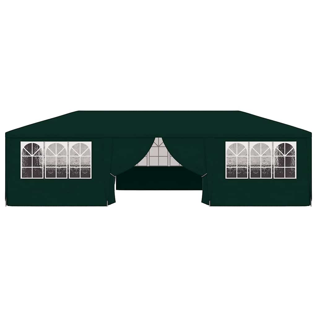 Tenda festas profissional c/ paredes laterais 4x9m 90g/m² verde