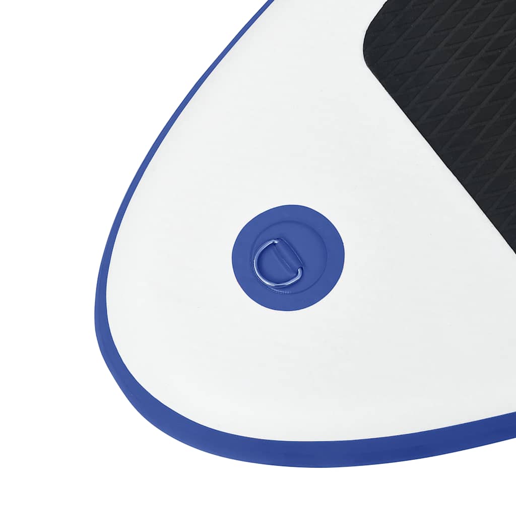 Conjunto prancha paddle SUP insuflável c/ vela azul/branco