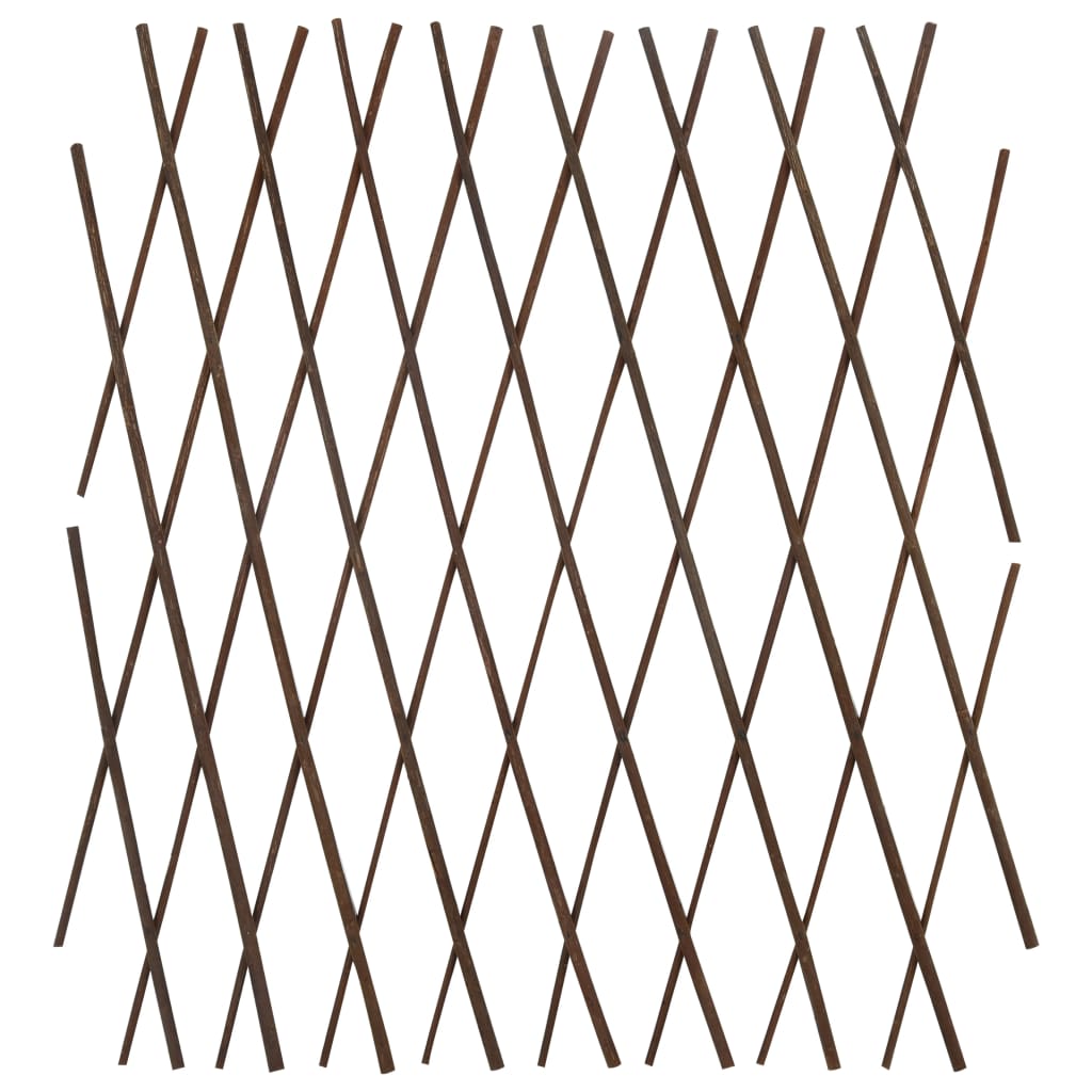 Cercas em treliça salgueiro 5 pcs 180x60 cm