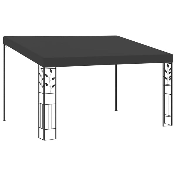 Gazebo de parede 4x3x2,5 m antracite
