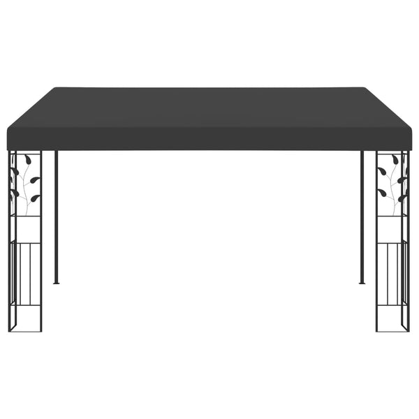 Gazebo de parede 4x3x2,5 m antracite