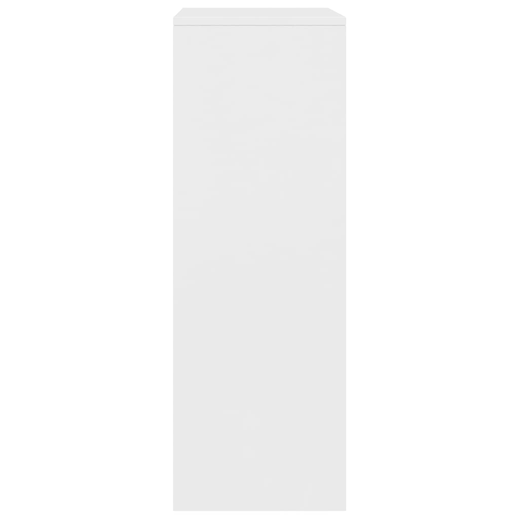 Aparador com 6 gavetas 50x34x96 cm contraplacado branco