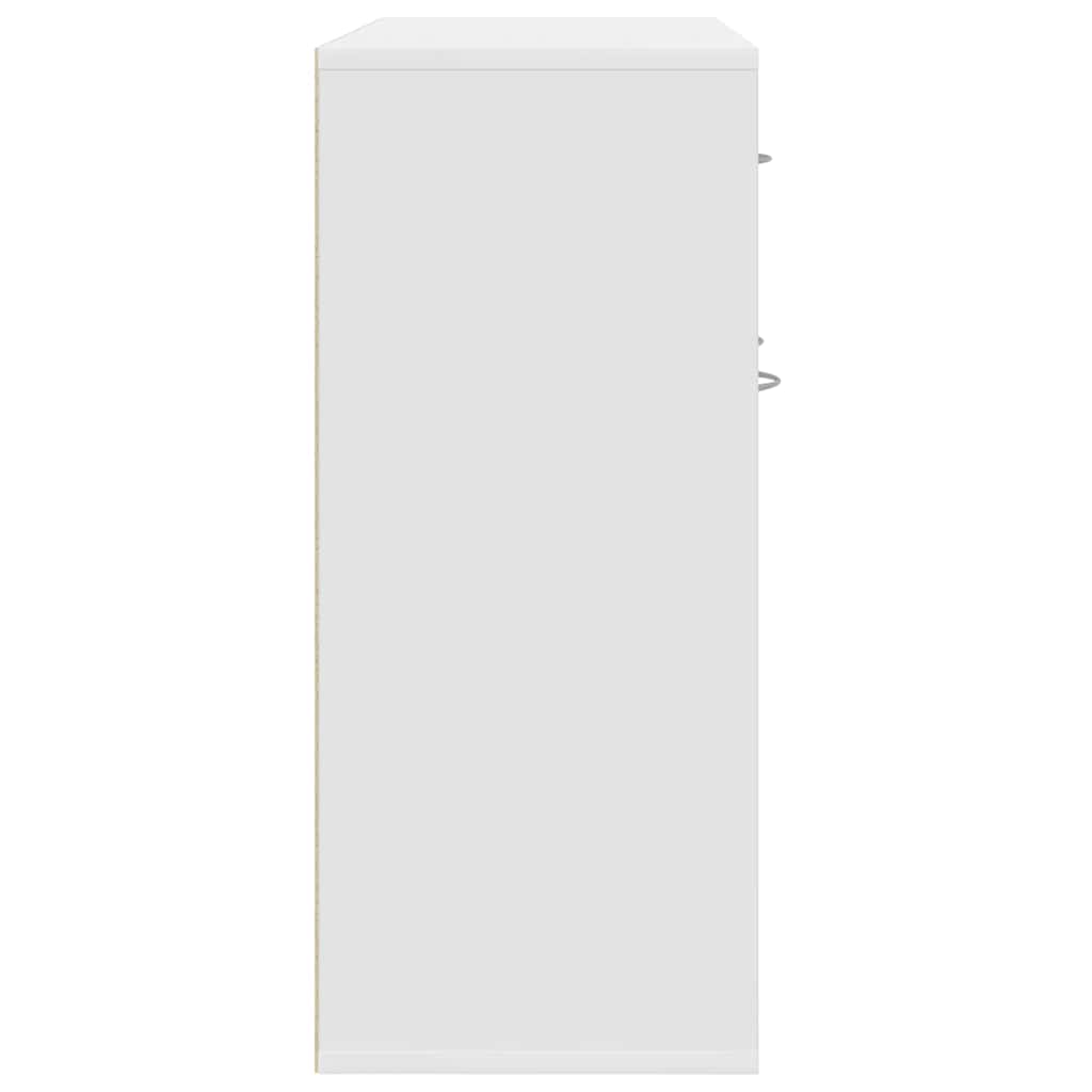 Aparador 88x30x70 cm contraplacado branco