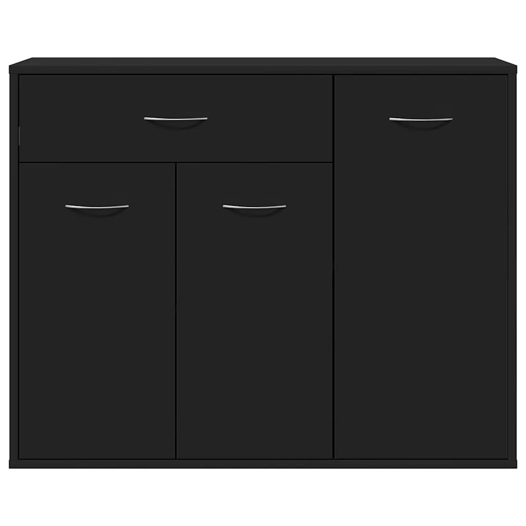 Aparador 88x30x70 cm contraplacado preto