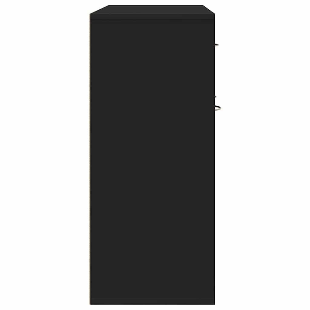 Aparador 88x30x70 cm contraplacado preto