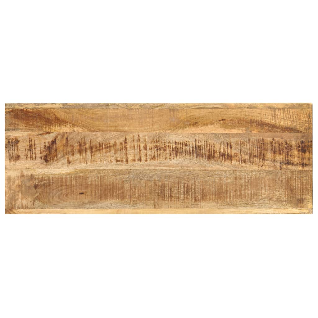 Mesa consola 110x35x76 cm madeira de mangueira maciça