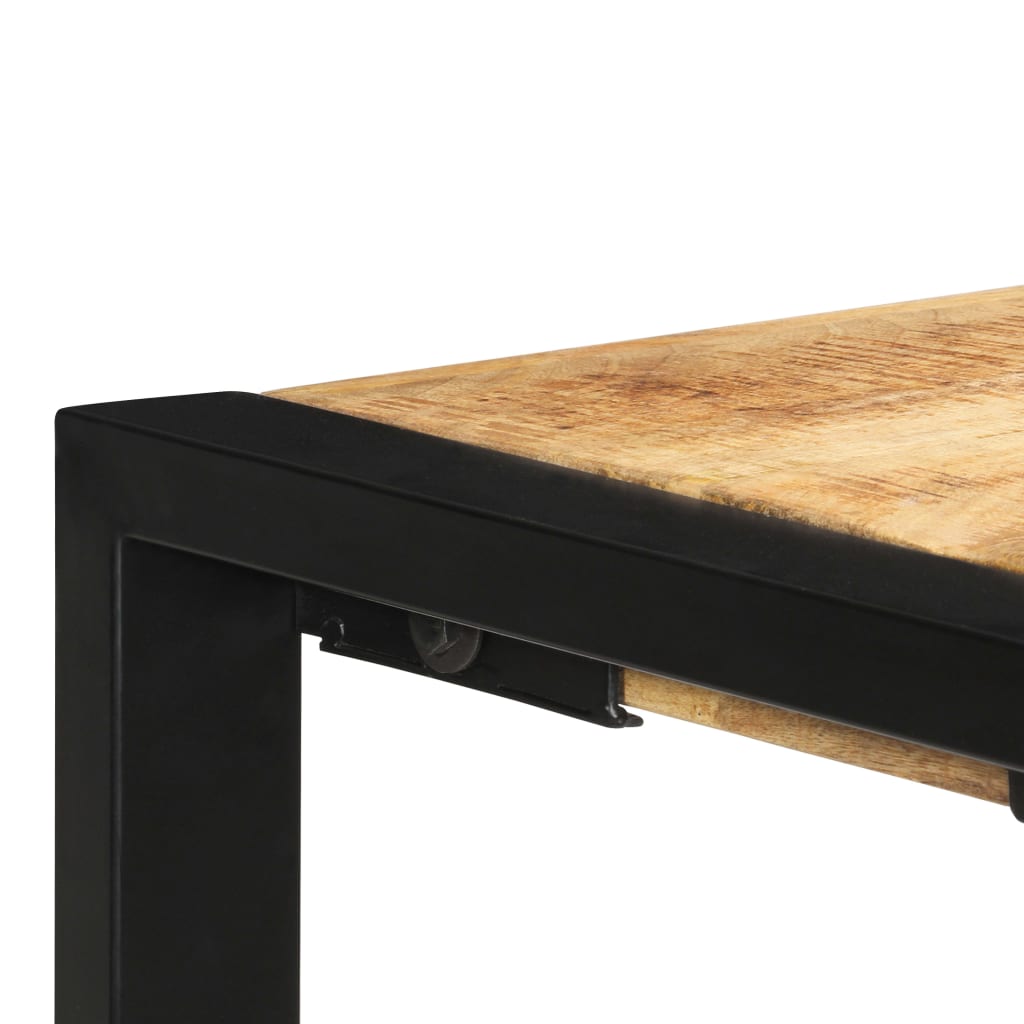 Mesa consola 110x35x76 cm madeira de mangueira maciça
