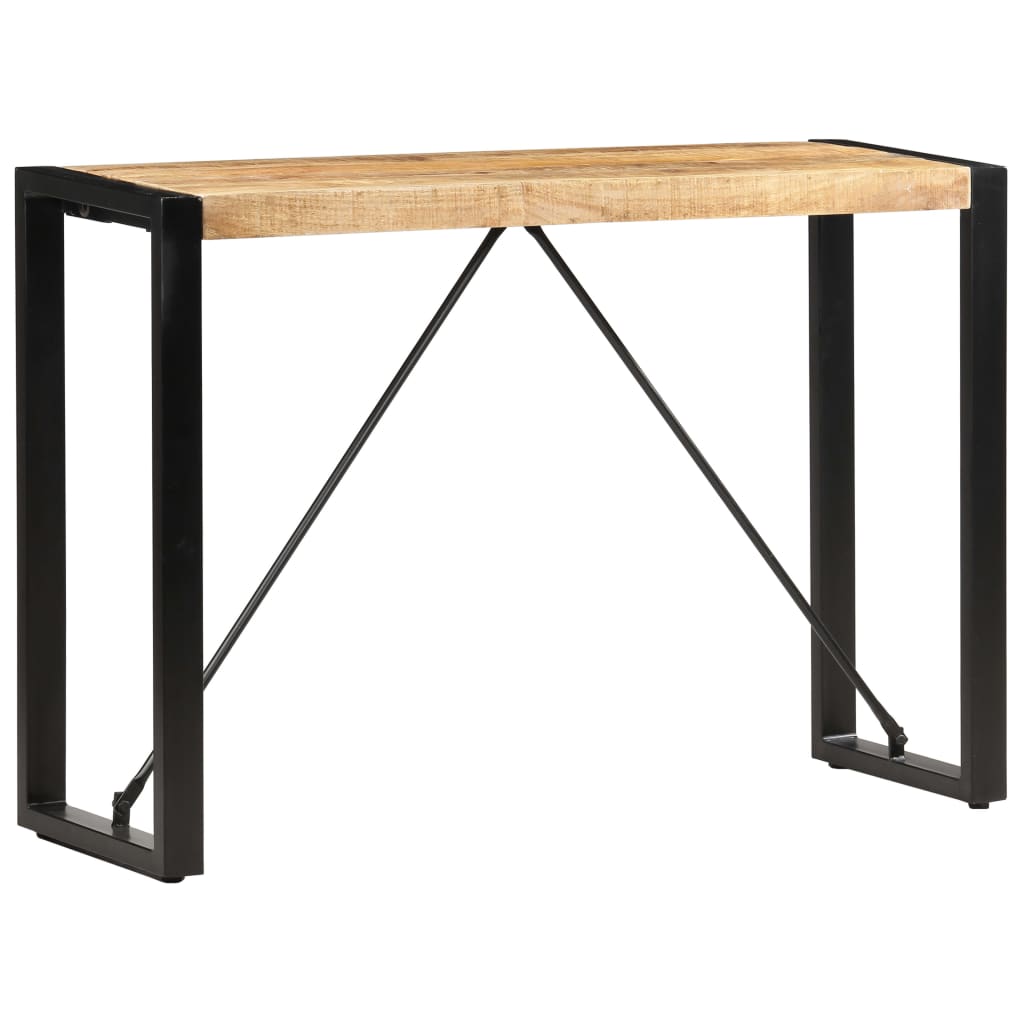 Mesa consola 110x35x76 cm madeira de mangueira maciça