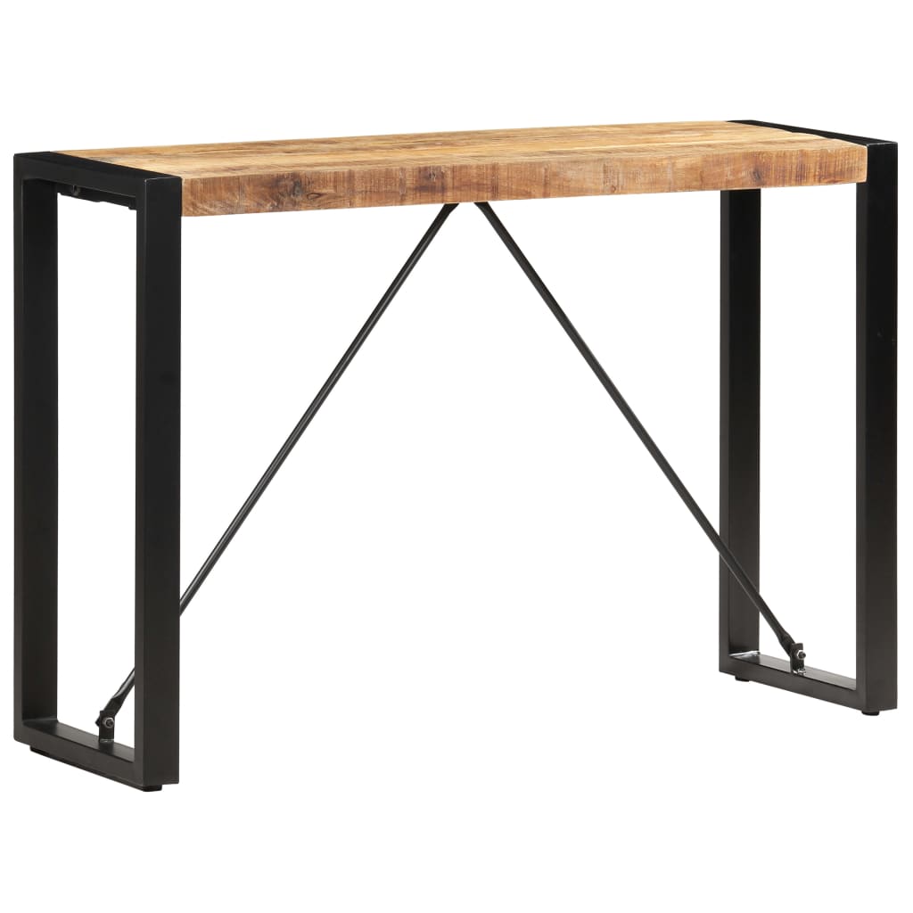Mesa consola 110x35x76 cm madeira de mangueira maciça