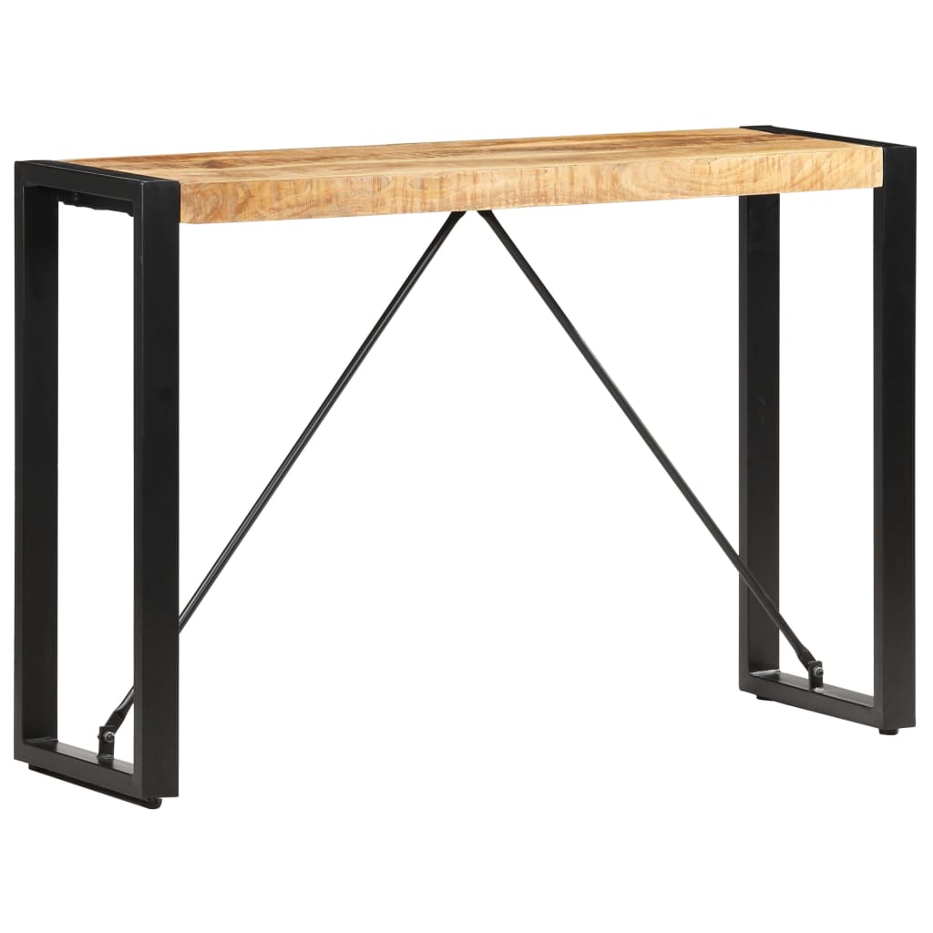 Mesa consola 110x35x76 cm madeira de mangueira maciça