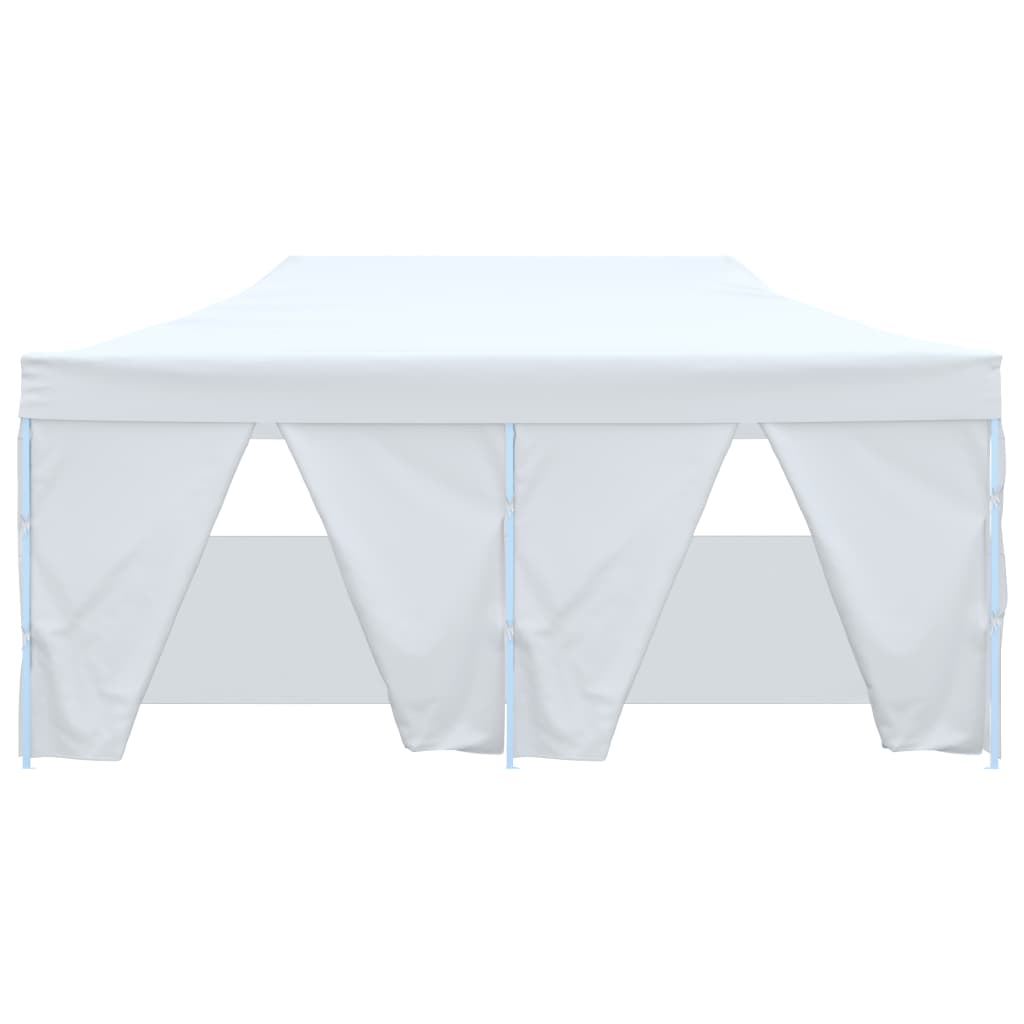 Tenda dobrável profissional festas 4 paredes 3x6m aço branco