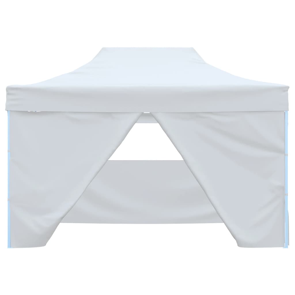 Tenda para festas dobrável c/ 4 paredes laterais 3x4,5 m branco