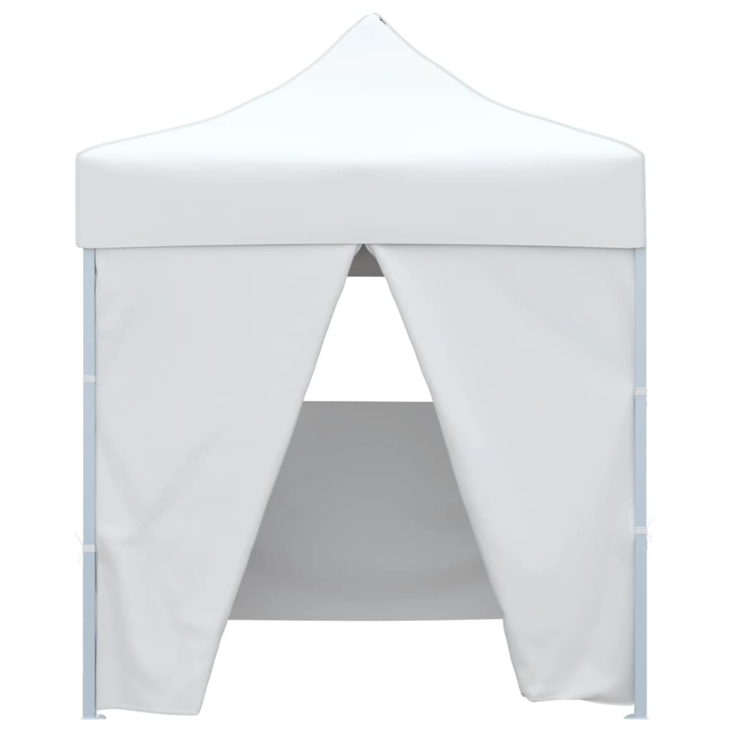 Tenda dobrável profissional festas 4 paredes 2x2m aço branco