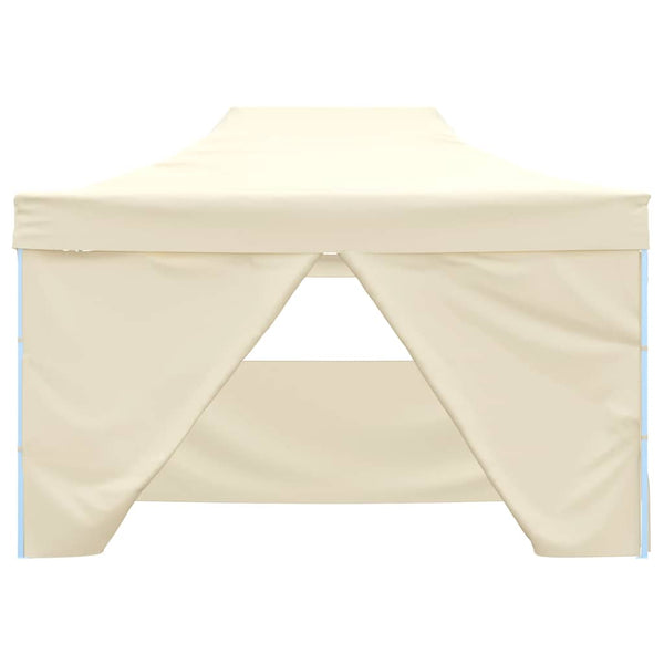 Tenda dobrável profissional festas 4 paredes 3x4m aço cor creme