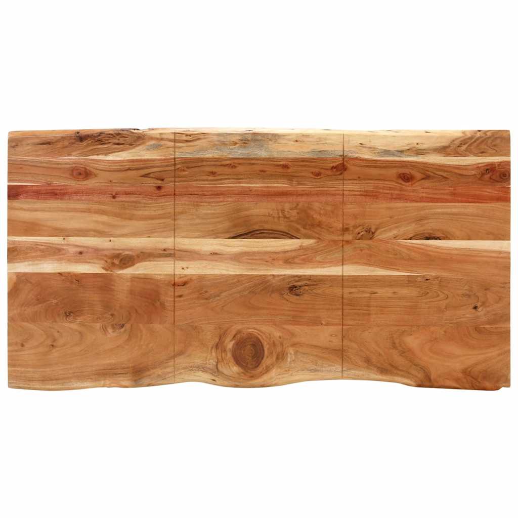 Mesa de jantar 154x80x76 cm madeira de acácia maciça