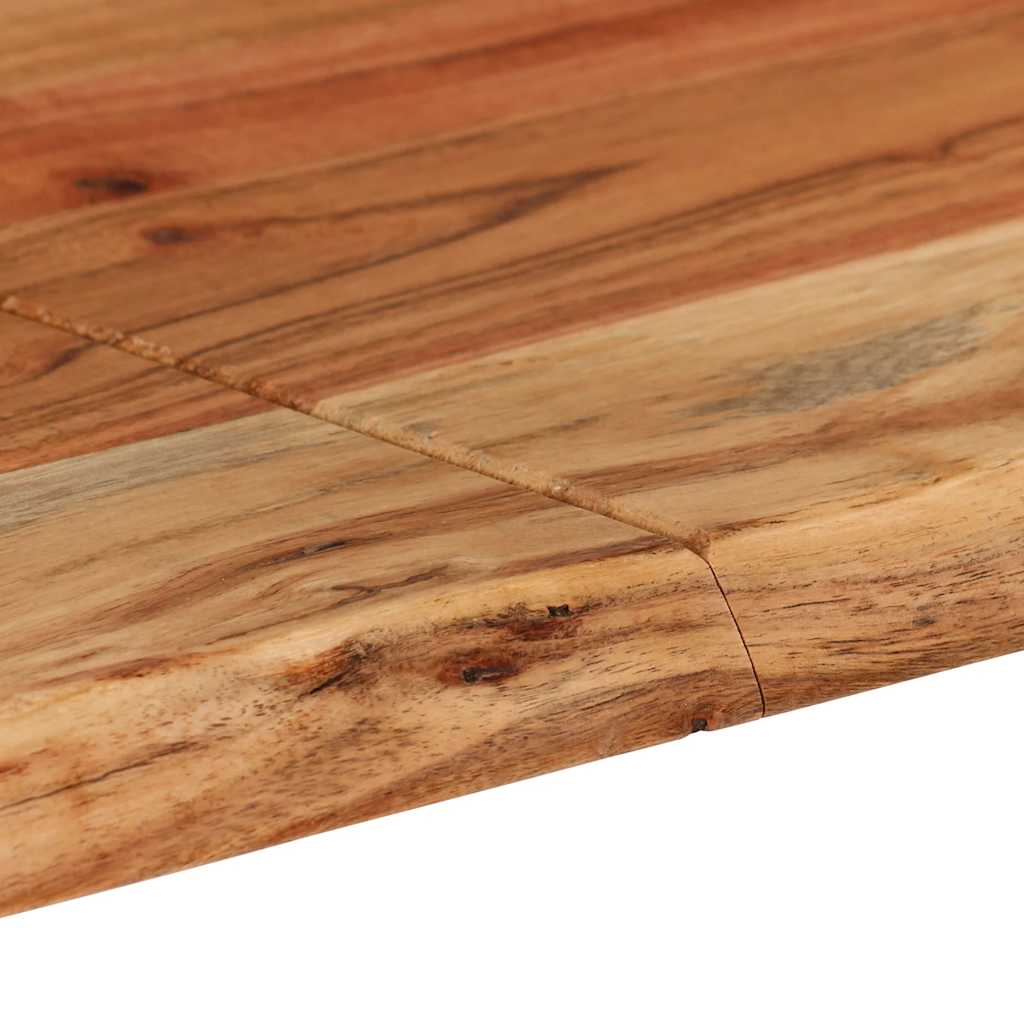 Mesa de jantar 154x80x76 cm madeira de acácia maciça